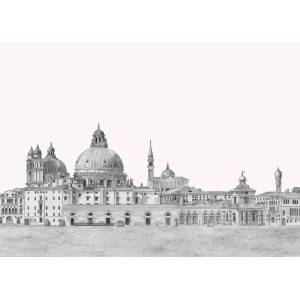 Papier peint Panoramique sur mesure Olympus en Lin