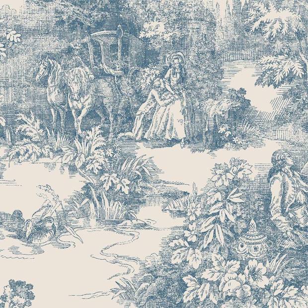 Papier peint Toile de Jouy