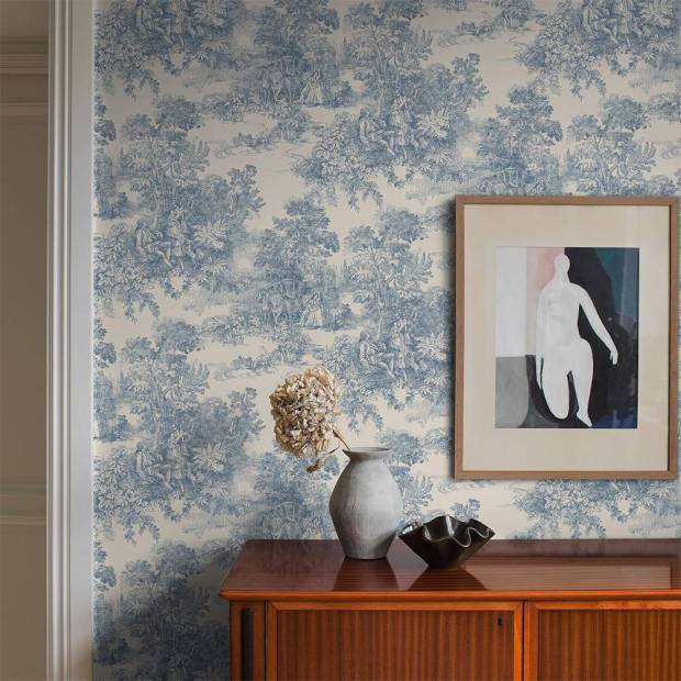 Papier peint Toile de Jouy