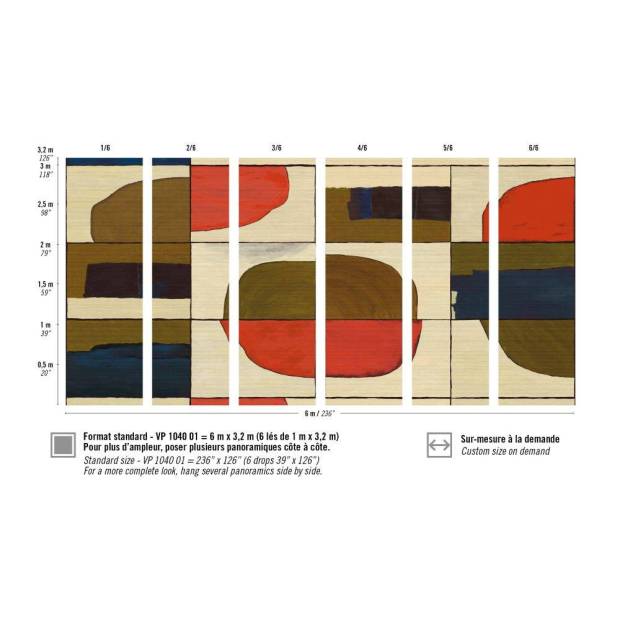 Papier peint Panoramique Liberté Chromatique