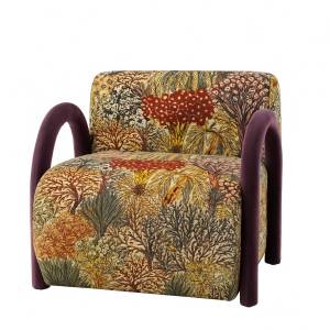 Fauteuil Babylone,  Tissu Eldorado