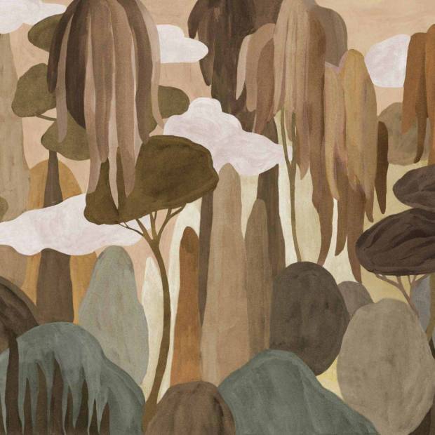 Papier peint Panoramique sur mesure Camécuaro intissé
