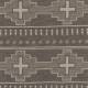 Tissu Standing Crosses