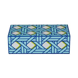 Small Basketweave Lacquer Box