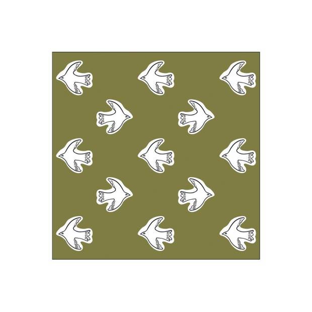 Lot de 20 serviette papier Oiseaux