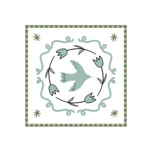 Lot de 20 serviette papier Colombe Bleu