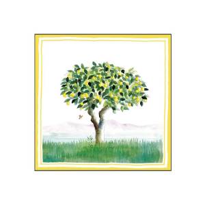 Lot de 20 serviette papier Citronier