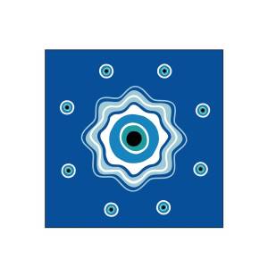 Lot 20 serviettes papier Sixties