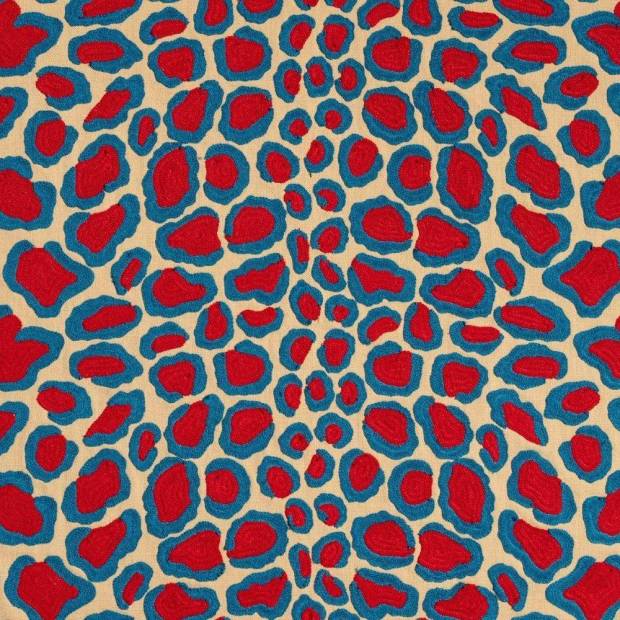 Tissu Coup de griffe brode