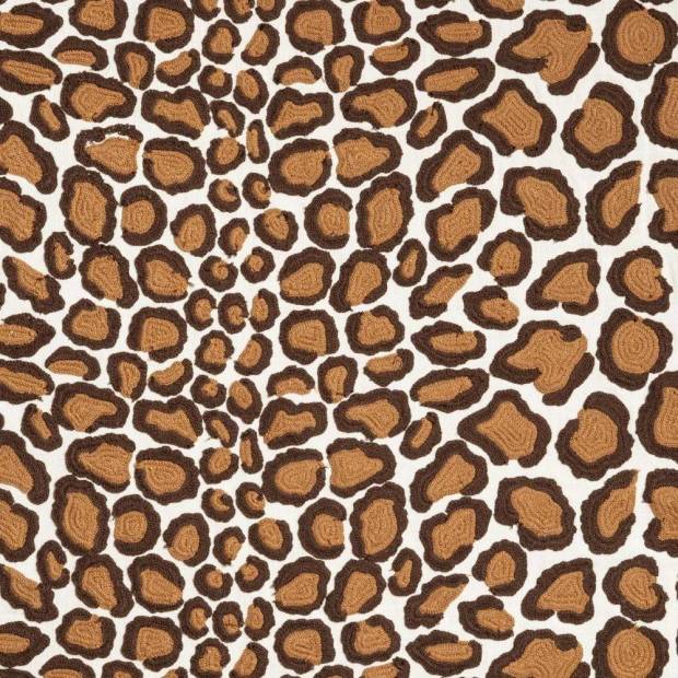 Tissu Coup de griffe brode