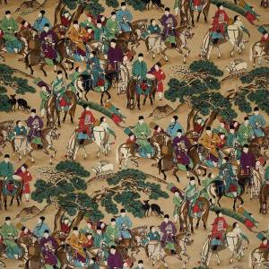 Tissu Les Cavaliers Velours