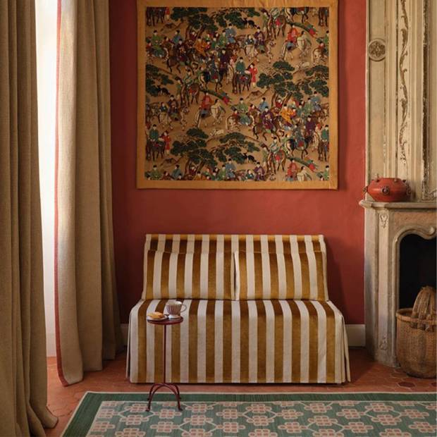 Tissu Les Cavaliers Velours