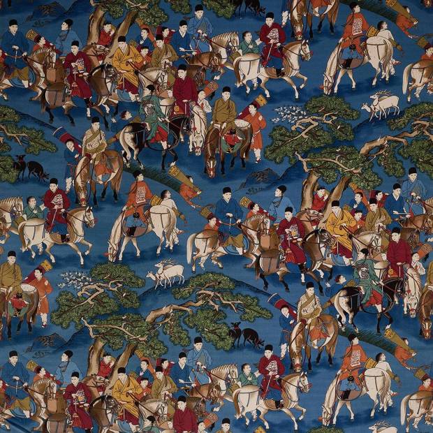 Tissu Les Cavaliers Velours