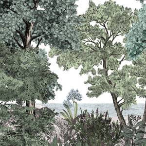 Papier peint Panoramique sur mesure Forêt de Bretagne