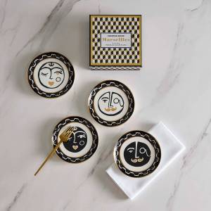 Set De 4 Petites Assiettes Marseilles