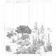 Papier peint panoramique Succulentes