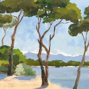 Papier Peint Panoramique Lérins