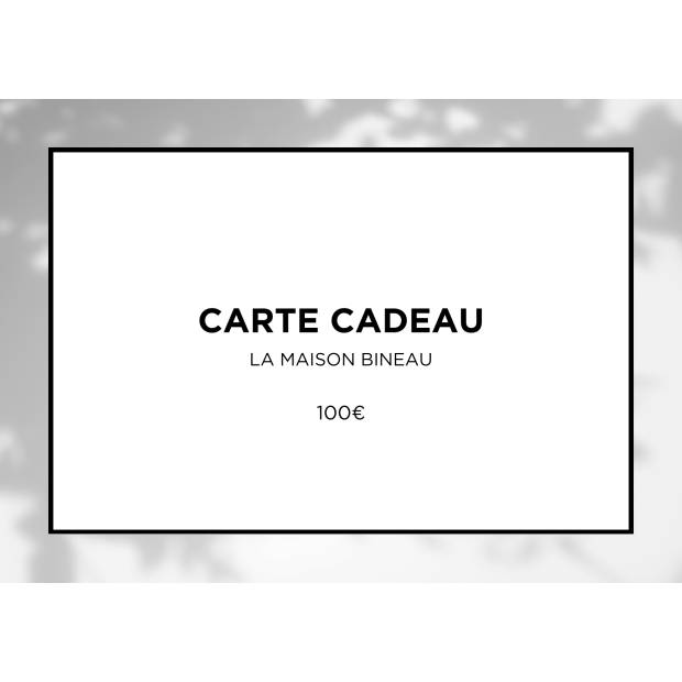 Carte cadeau 100 €