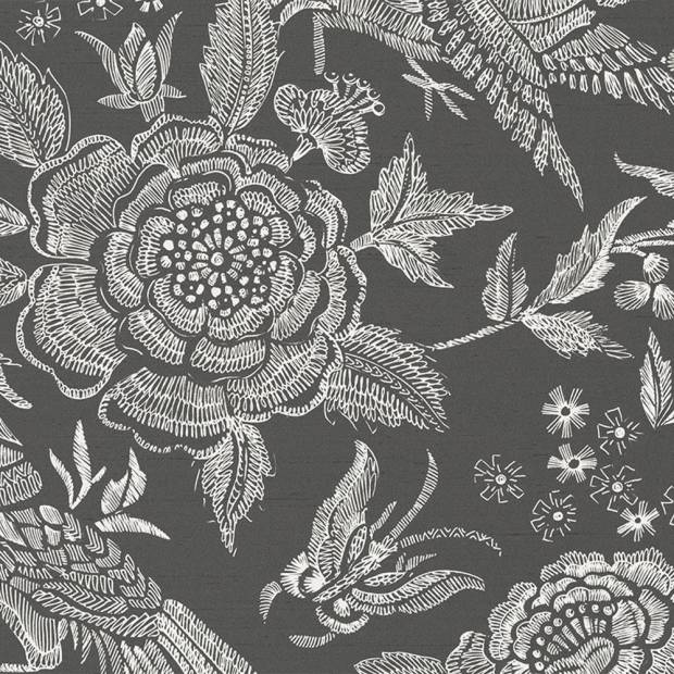 Papier Peint Oriental Garden Ricamo