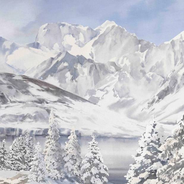 Papier peint Panoramique sur mesure Glaciers