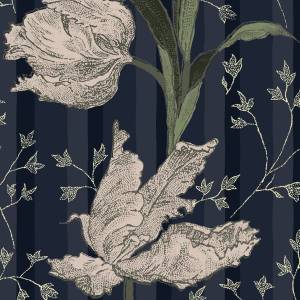 Papier peint Tulipes Gien