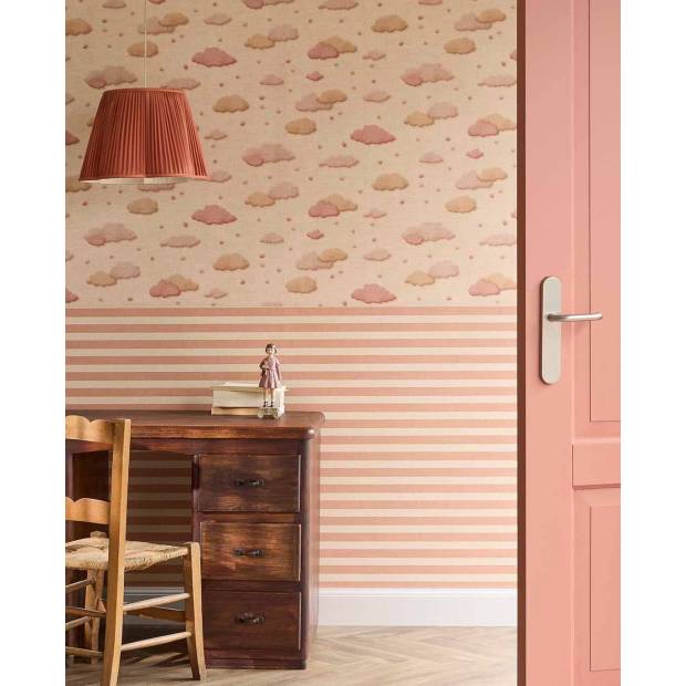 Papier peint Rayures - Tiny Treasures
