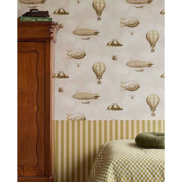 Papier peint Rayures - Tiny Treasures