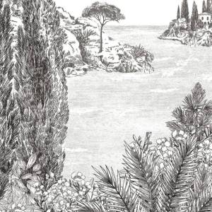 Papier peint panoramique Cyprès