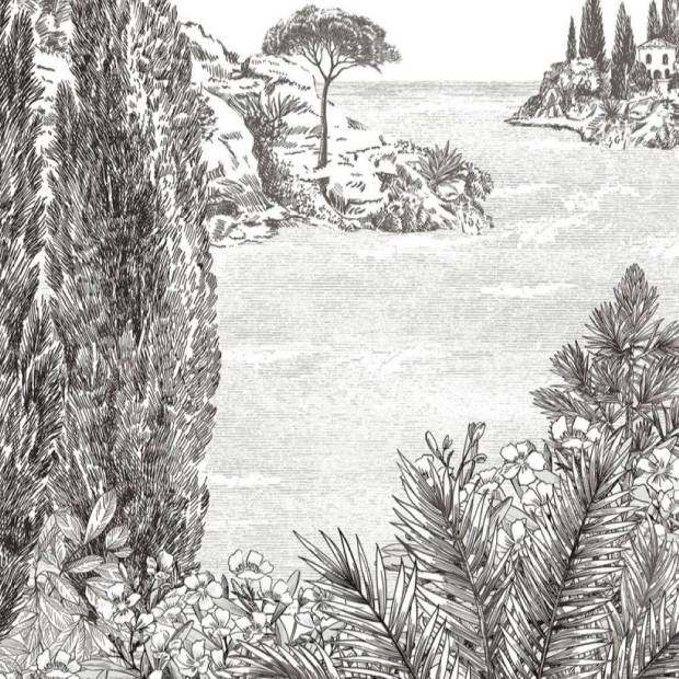 Papier peint panoramique sur-mesure Cyprès