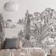 Papier peint panoramique sur-mesure Cyprès