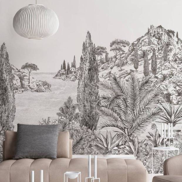 Papier peint panoramique sur-mesure Cyprès