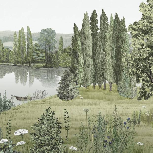 Papier peint panoramique sur mesure Campagne