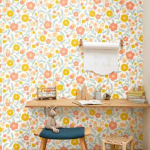 Papier peint Capucine