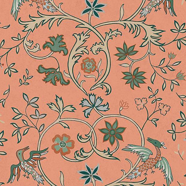 Papier peint Antwerp Damask Intissé