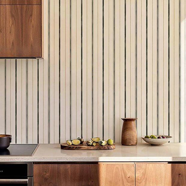 Papier peint Rolling stripes Intissé