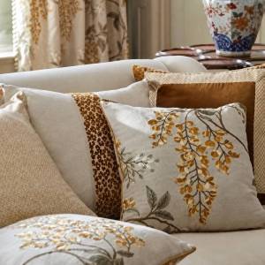 Tissu Wisteria Vine Linen