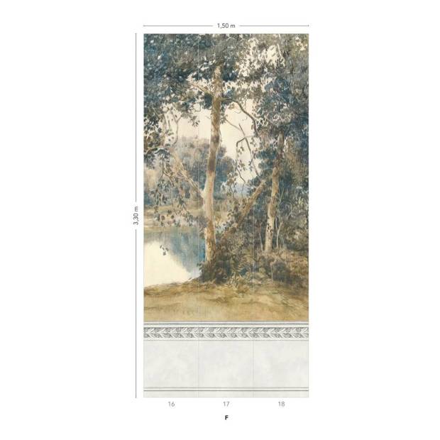 Papier Peint Panoramique Promenade Cimaise