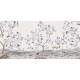 Papier peint Panoramique sur mesure Arbre de vie bleu intissé