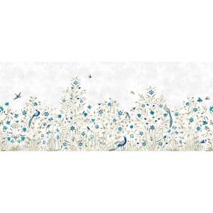 Papier peint Panoramique sur mesure Palais floral Intissé