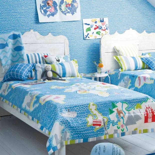 Tissu Sweetpea Stripe