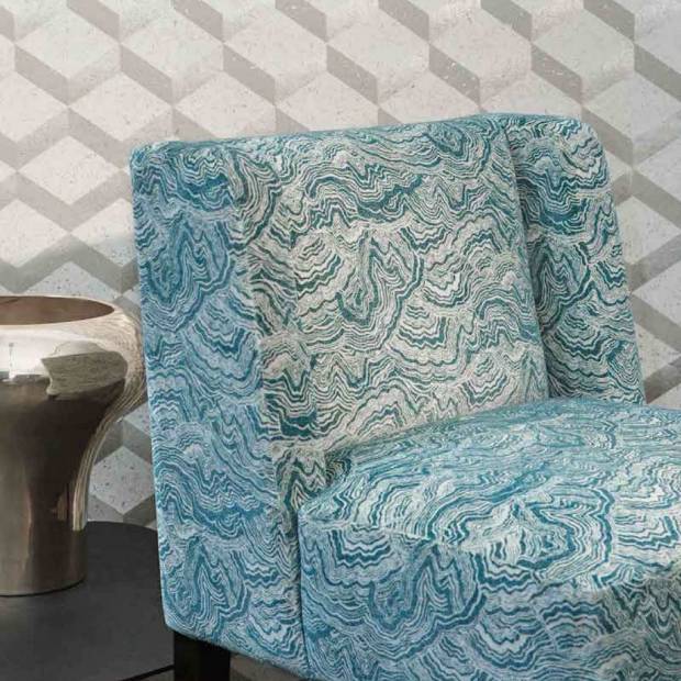 Tissu Velours Malachite