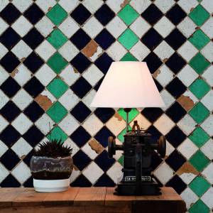 Papier peint Tourquoise Chess