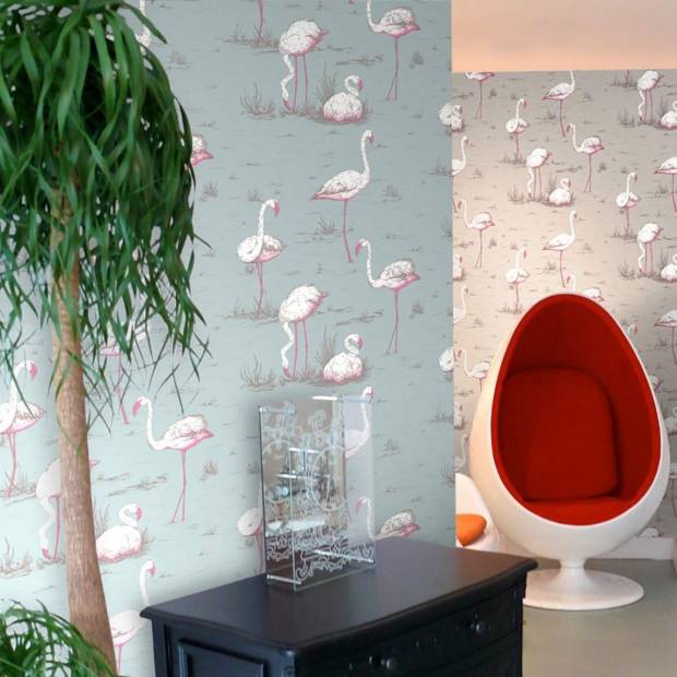 Papier peint Flamingos